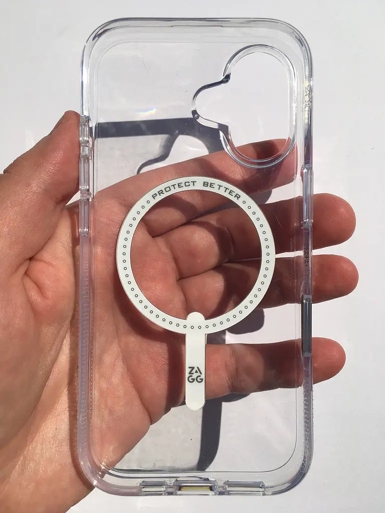 Чохол протиударний для iPhone 17 ZAGG Gear4 Crystal Palace MagSafe Clear Case Прозорий - фото 4