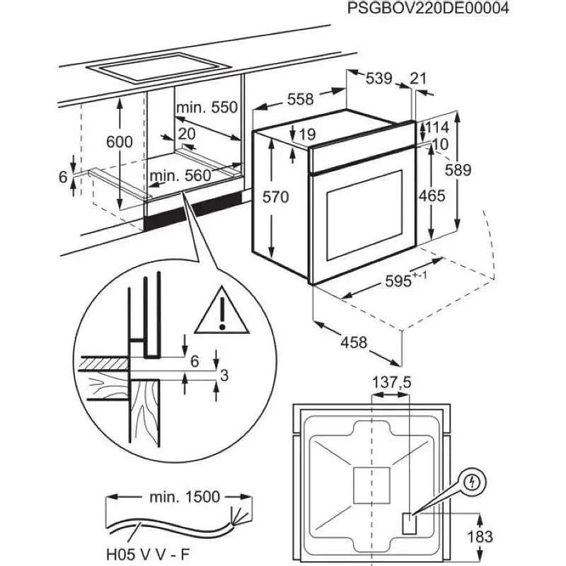 Електрична духова шафа ELECTROLUX EOF 5C50BZ - фото 10