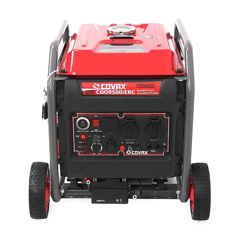 Генератор інверторний COVAX CGO9500iERC, 7.5kW, бензин, однофазний 220V, 50Hz, electrik starter, 4-stroke, бак 15L, 500х422x515mm, 38kg - фото 3