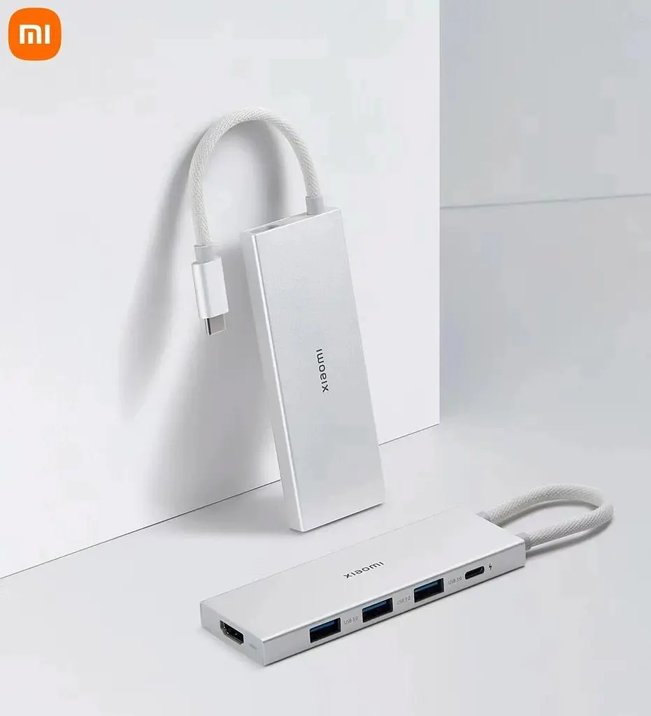 USB-хаб Xiaomi Type-C 5-in-1 Docking Station (XMDS05YM) [81685] - фото 3