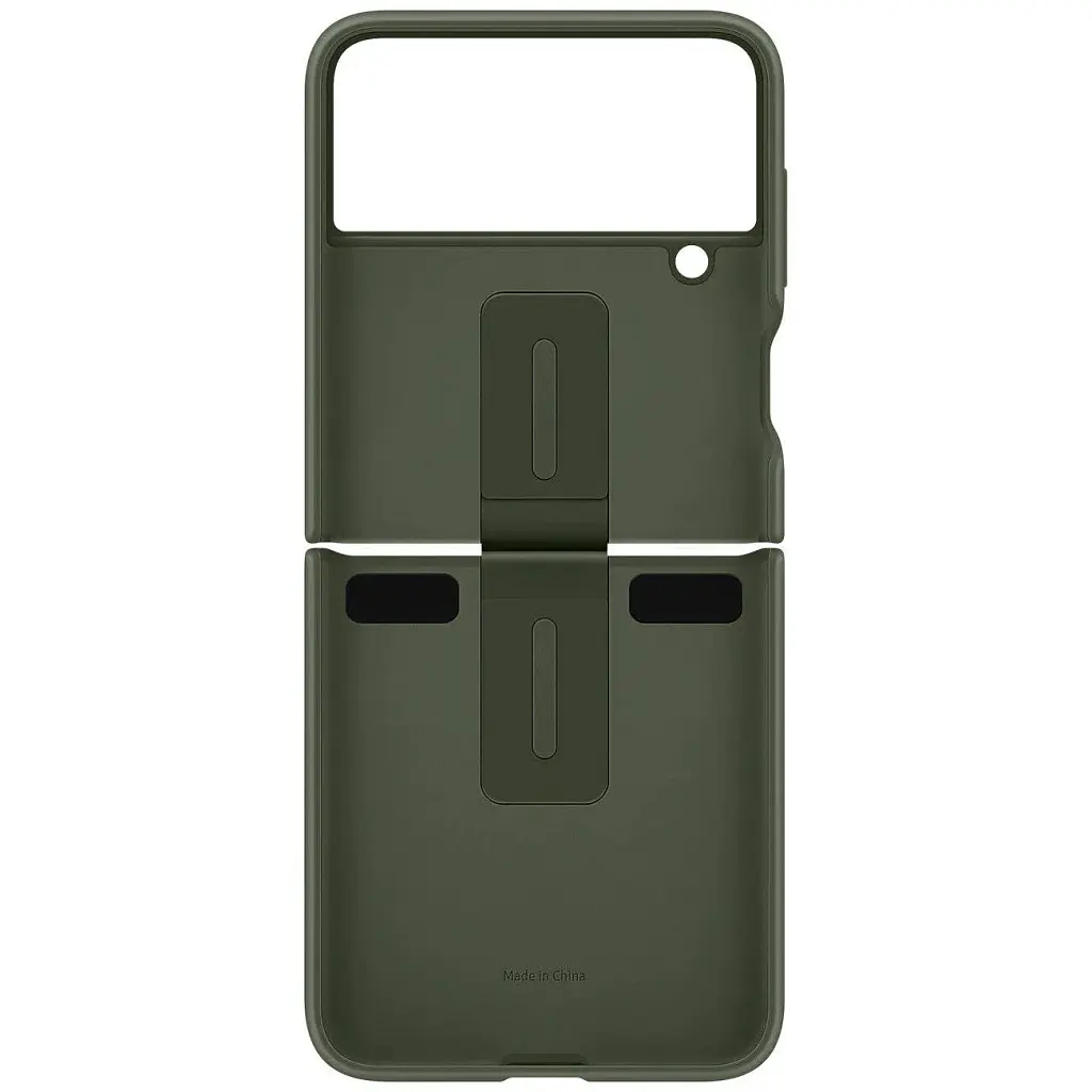 Чохол-накладка Samsung Silicone Cover with Ring для Samsung Galaxy Flip 4 SM-F721 Khaki (EF-PF721TGEGUA) - фото 6