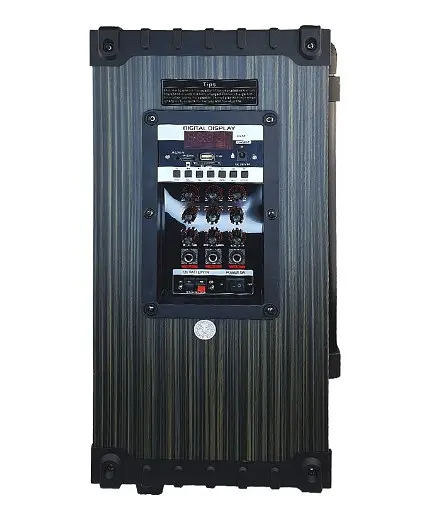 Колонка Big LT-912 bluetooth + 2 мікофони (365х305х570) USB/MO3/FM/TWS black - фото 2