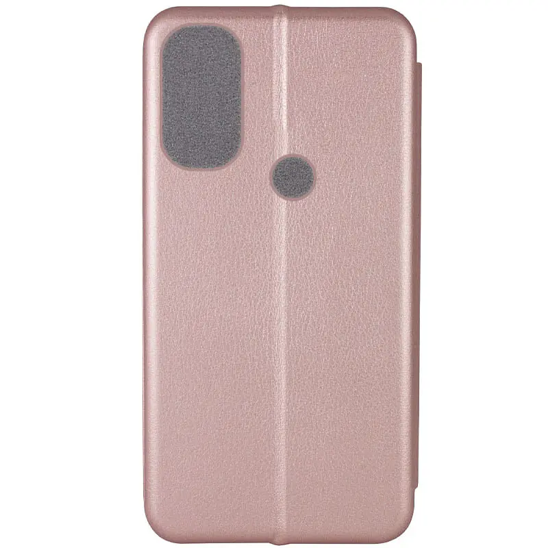 Шкіряний чохол-книжка Classy для Motorola Moto E40 Rose Gold - фото 4