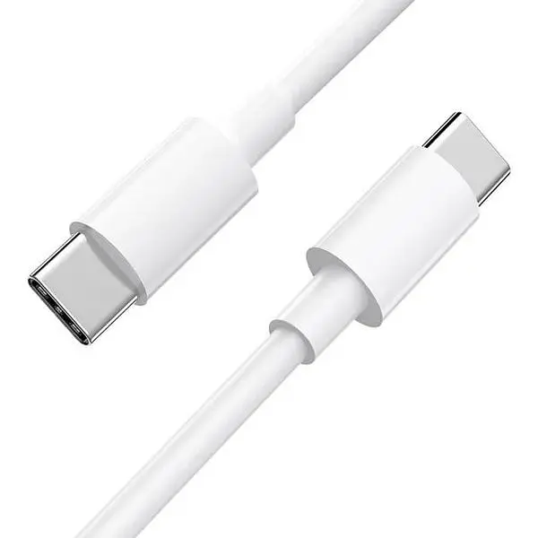 Кабель Borofone BX44 Type-C to Type-C 5A 100W 1m ABS ABS connectors White - фото 3