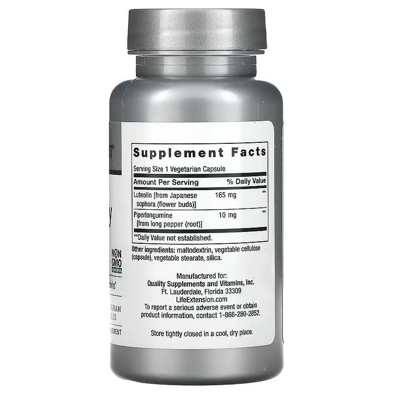 Лютеолін та піперлонгумін Life Extension GeroProtect Autophagy Renew, 30 вегакапсул - фото 2
