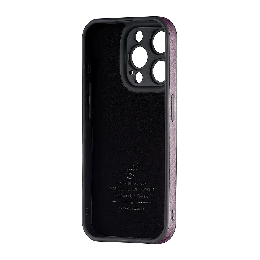 Чохол Jinduka Leather Protected Camera iPhone 15 Pro Purple - фото 3