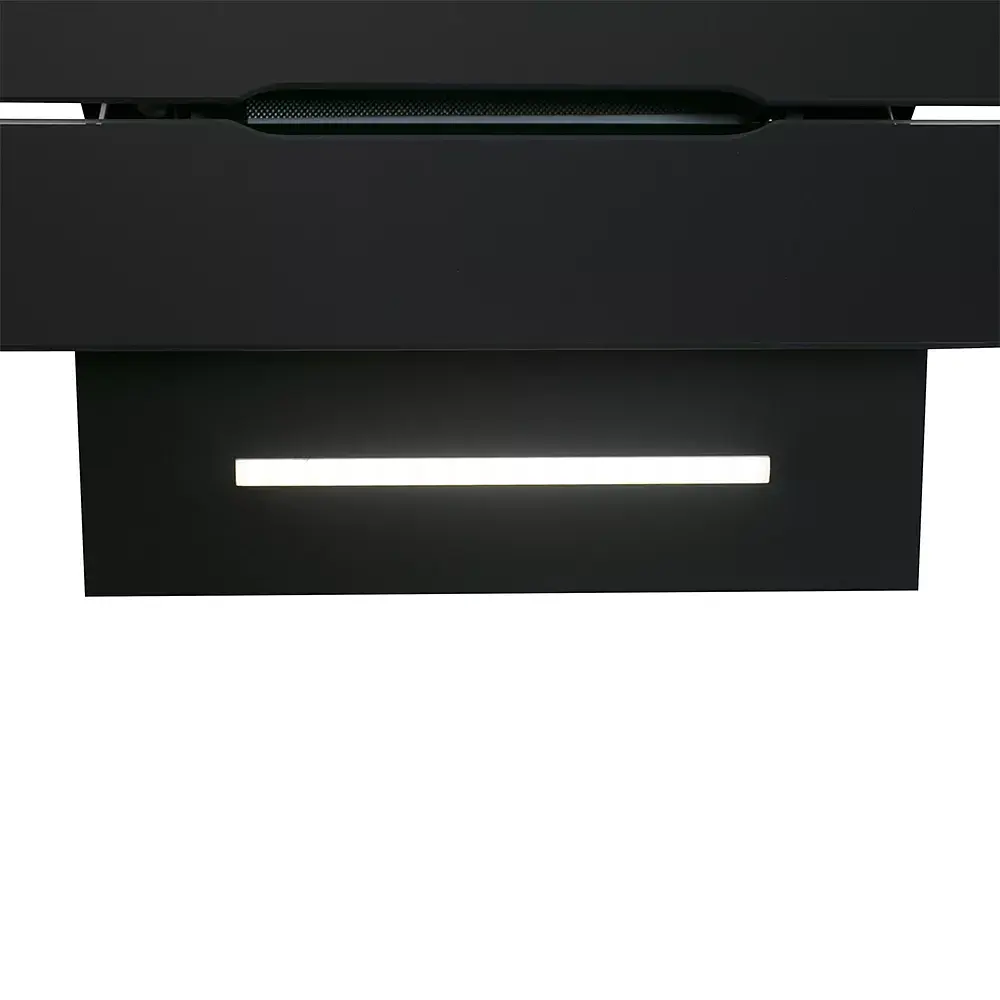 Витяжка декоративна похила Perfelli DNS 9793 B 1100 BL LED Strip - фото 4