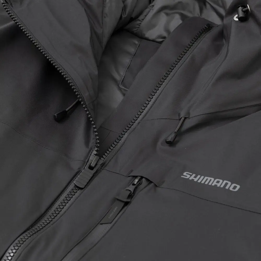 Куртка Shimano Durast Warm Short Rain Jacket XL Black - фото 5