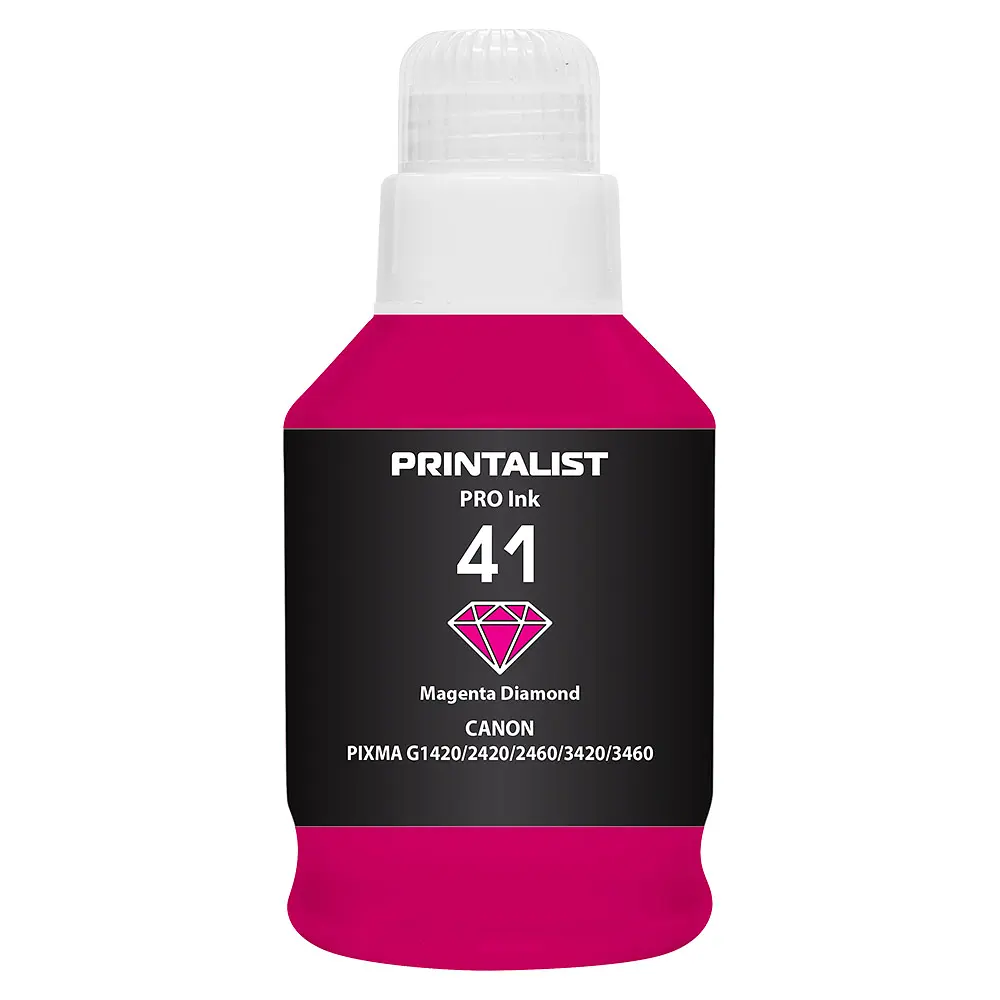 Чорнило PRINTALIST GI-41 для Canon Pixma G2420/3420 190г Magenta водорозчинне (PL41M) - фото 5