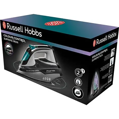 Утюг Russell Hobbs Colour Control Supreme 3100 Вт черно-серый (25400-56) - фото 3