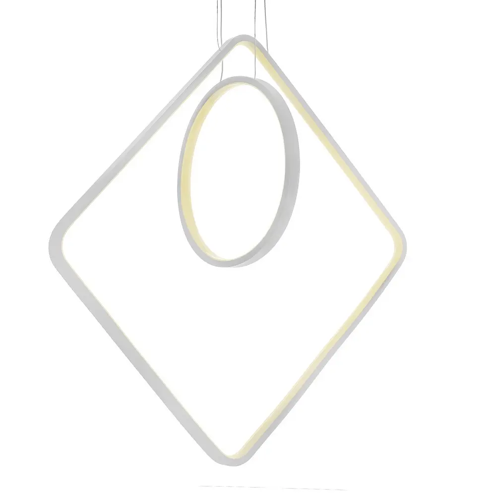 Світильник стельовий Brille підвісний світлодіодний для спальні BR-935S/70W LED WH - фото 2