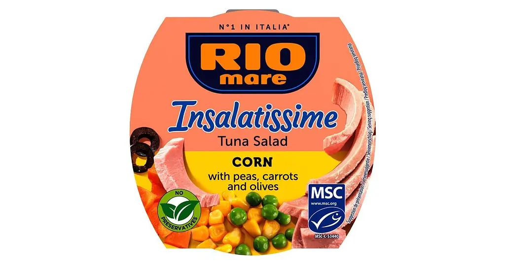 Салат Rio Mare Insalatissime Corn з тунцем та кукурудзою 160 г