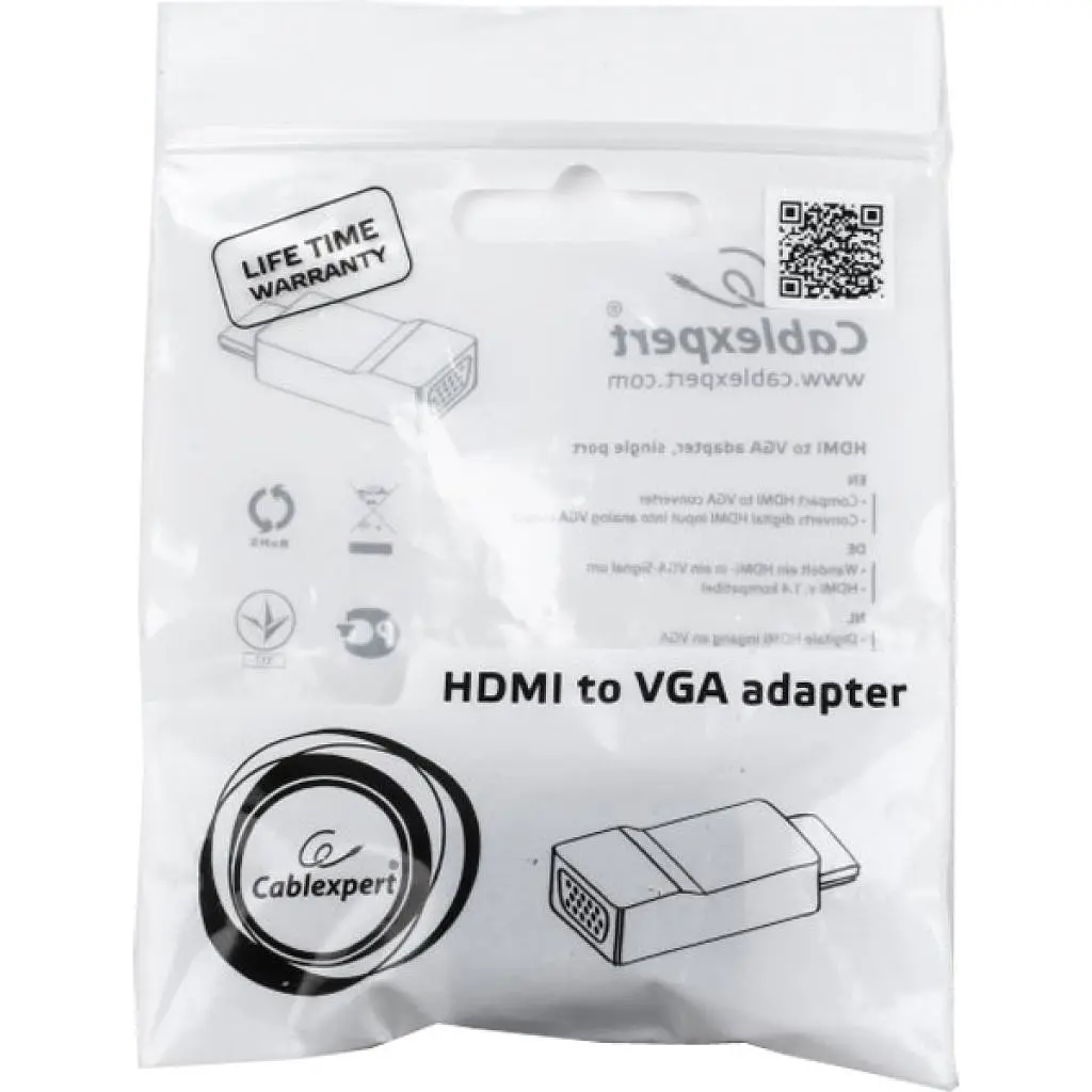 Перехідник HDMI to VGA Cablexpert (A-HDMI-VGA-001) - фото 3