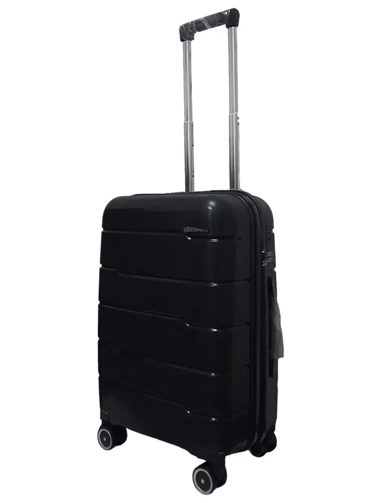 Валіза мала S+ з поліпропілену Milano bag 0305 52л Чорний - фото 2