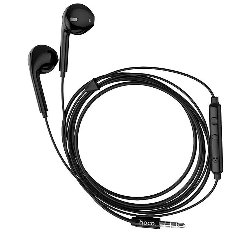 Навушники HF Hoco M55 Black + Xiaomic + button call answering + volume control - фото 2