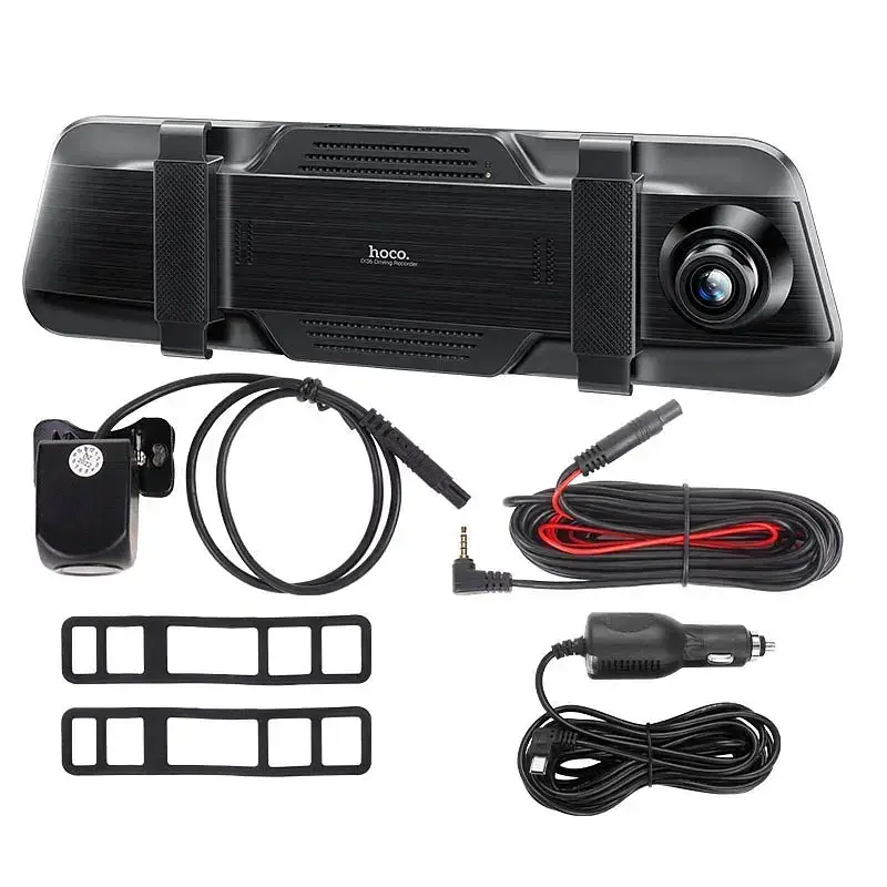 Видеорегистратор Hoco DI36 Dual Camera with Digital display Black - фото 5