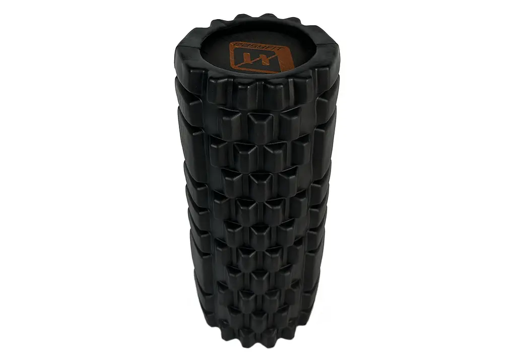 Масажний ролик EasyFit Solid Roller v.1.1s 33 см чорний (EF-2050-Bk) - фото 3