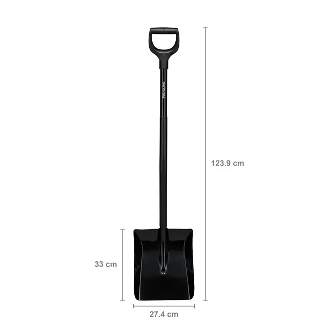 Лопата совкова будівельна Fiskars Ergonomic Pro (1066713) - фото 4