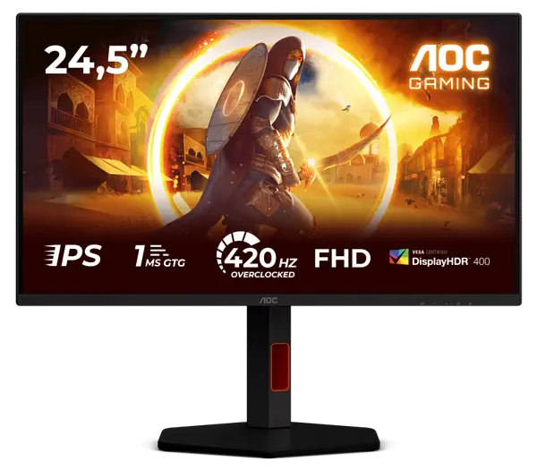 Монiтор 24.5" AOC 25G4KUR