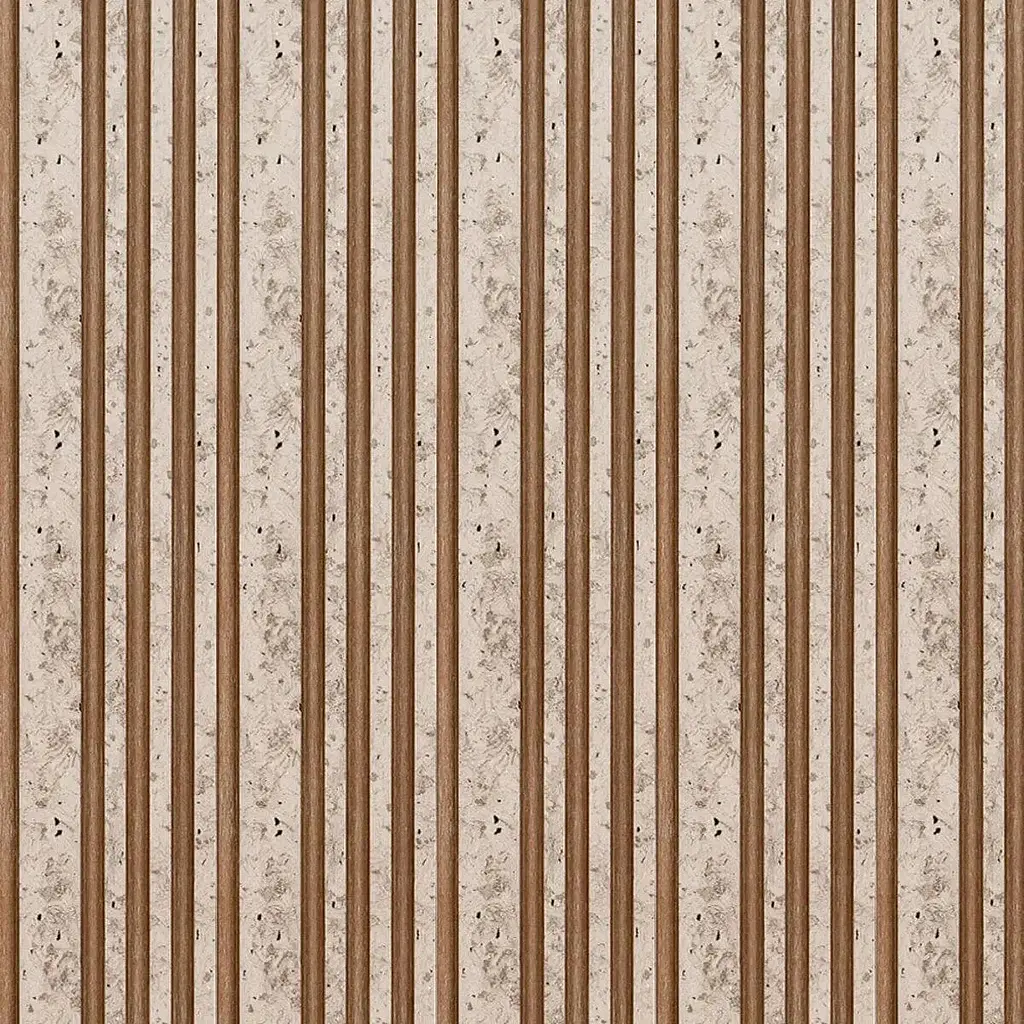 Рейка декоративна Wall Sticker SW-00002141 PS 2900х120х11 мм світлий мармур із золотими вкрапленнями - фото 2