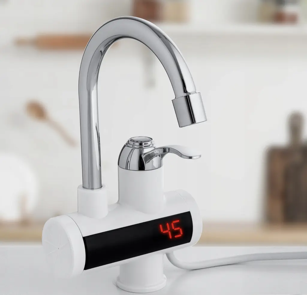 Водонагрівач WATER HEATER RX-002 • Проточний електричний водонагрівач з ЖК-дисплеєм для кухні ванної та гаража - фото 6