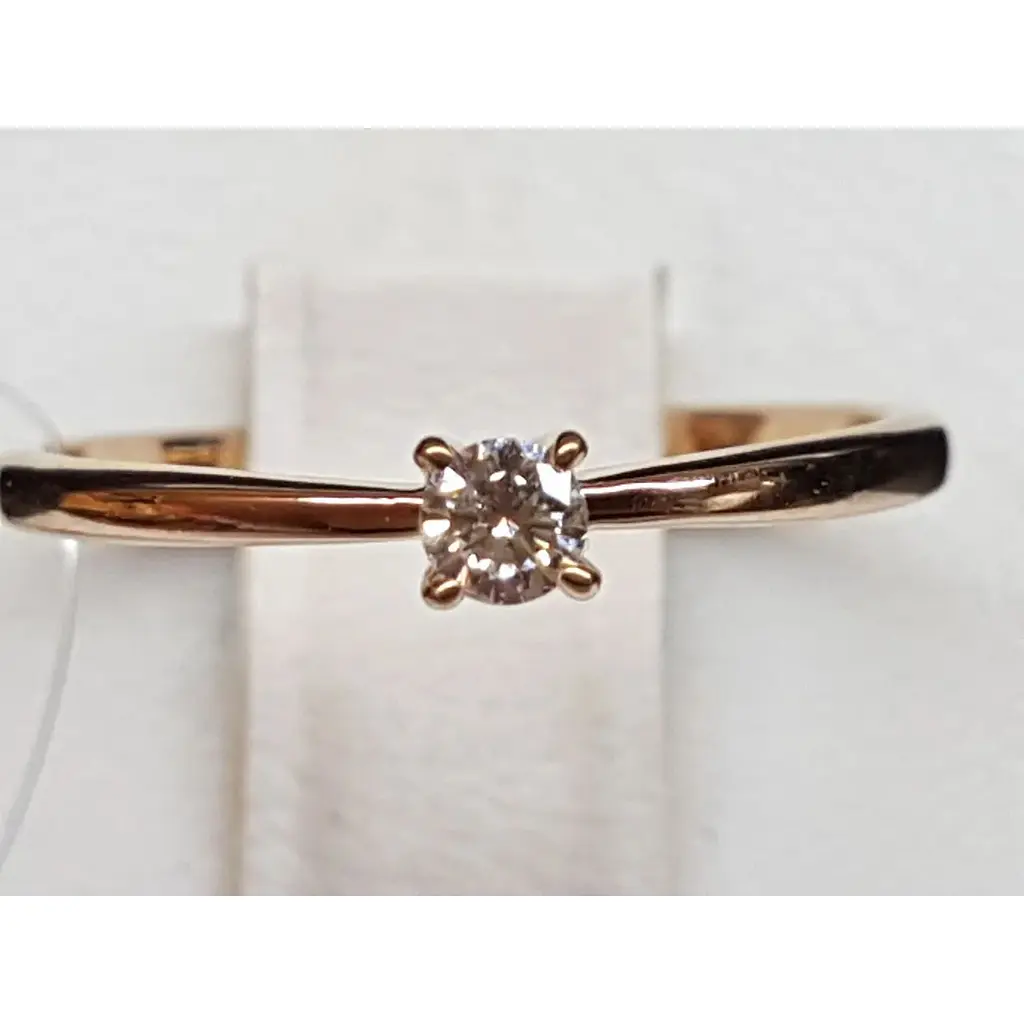 Золоте кільце Qvaliz з діамантами. Артикул 501-00780 17 - фото 3