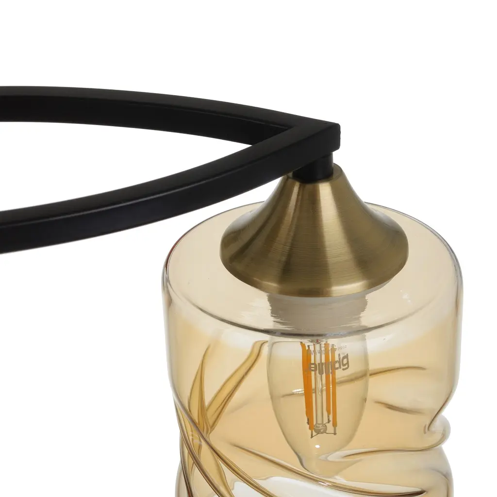 Люстра потолочная Brille в спальню E27 60W G (LK-664C/3) - фото 4