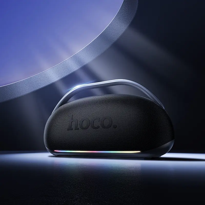 Портативна колонка HOCO HT2 Melody portable BT speaker Black (6942007672153) - фото 8
