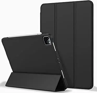 Чохол-книжка CDK для Apple iPad Air 10.9" 4gen 2020 екокожа/силікон Smart Case cлот стилус (011190) black - фото 3