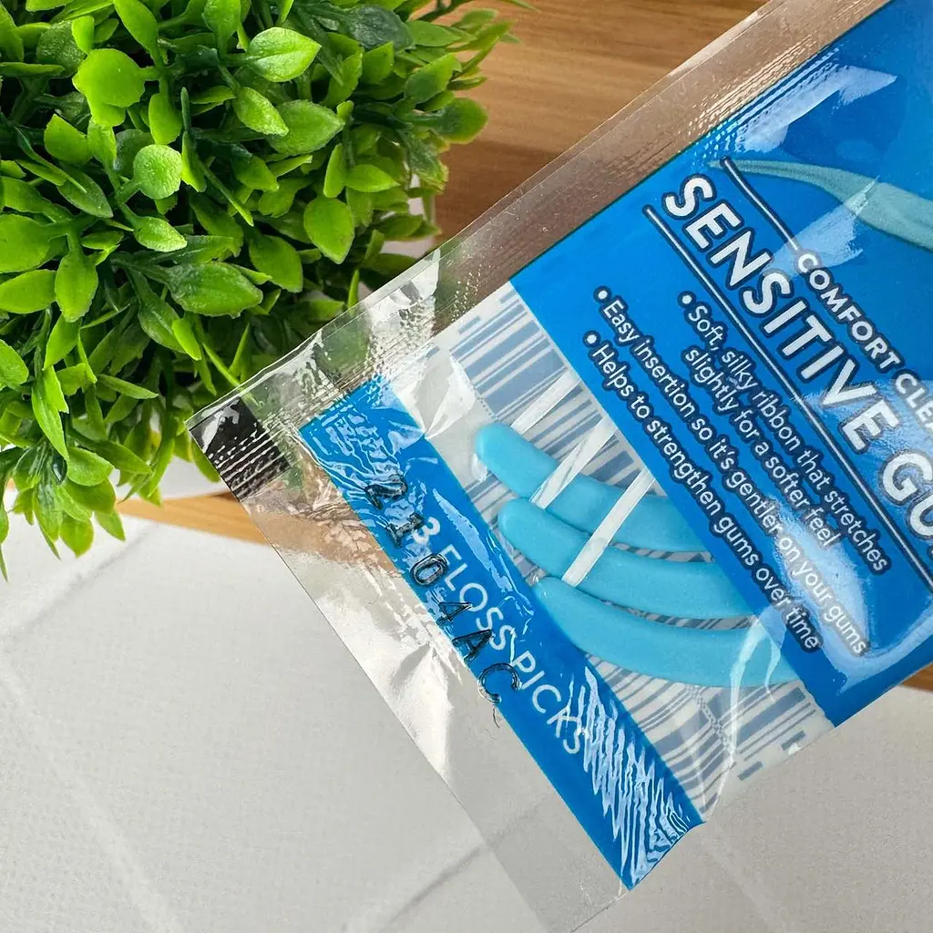 Флос-зубочистки DenTek Sensitive Gums (комфортне очищення для чутливих ясен) - фото 2