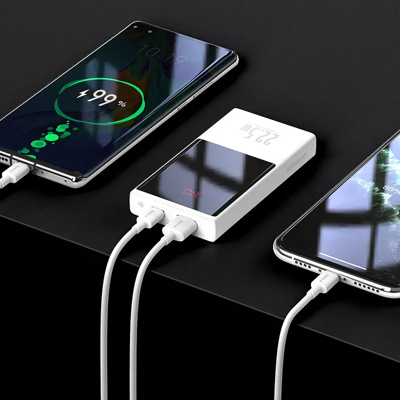 Портативна батарея Powerbank Baseus Super Xiaomini Digital Display 10000 mAh 22.5W PPMN-A02 White - фото 10