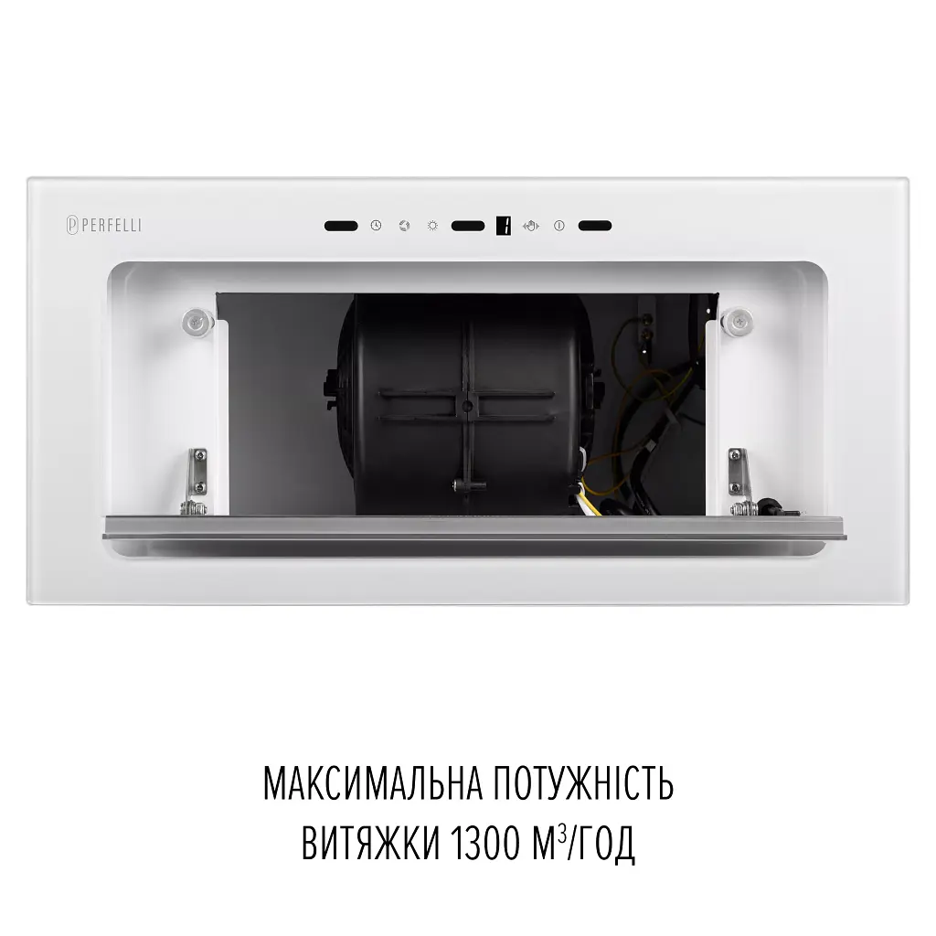 Витяжка повновбудована PERFELLI DESIGN VISION 6 BIANCO SILENZIO - фото 11
