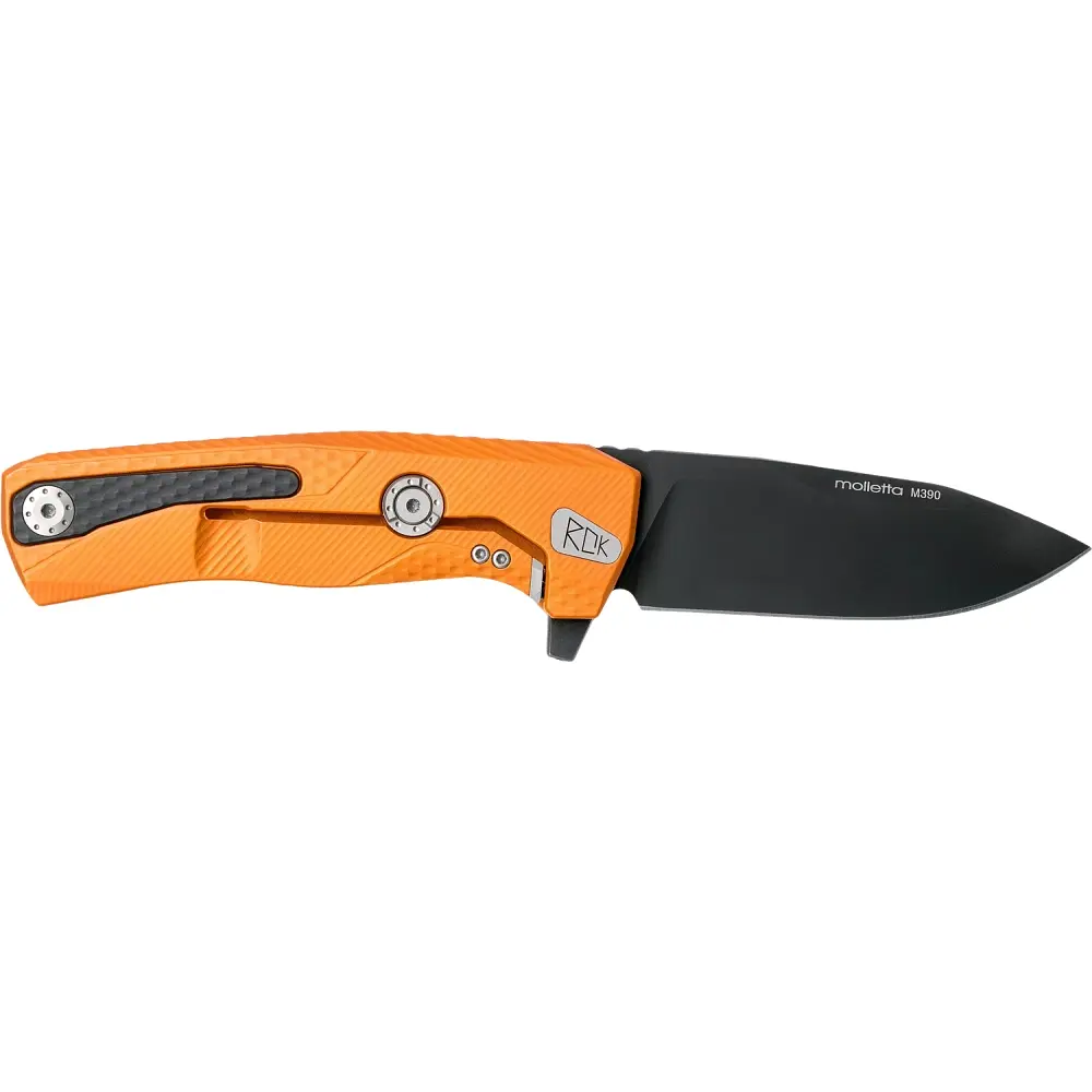 Ніж Lionsteel ROK Aluminum Orange Black - фото 2