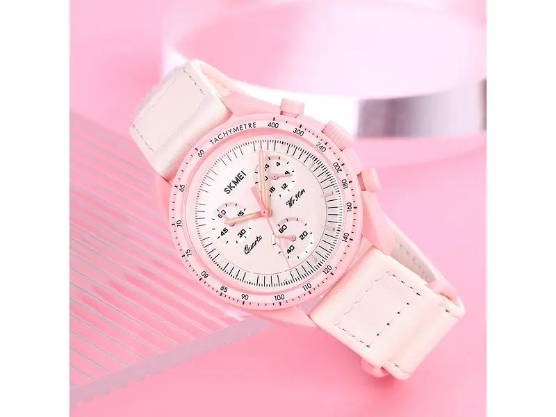 Жіночий наручний годинник 1982PK Pink Skmei acs0030438 - фото 5