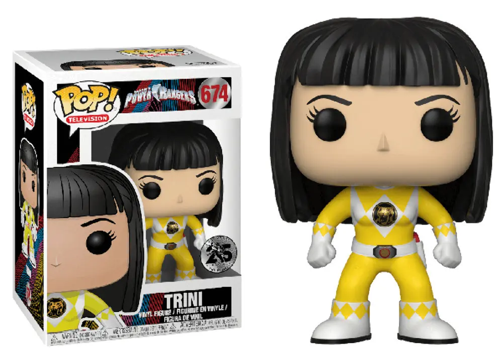 Фігурка Funko Pop Фанко Поп Тріні Кван Жовтий рейнджер Могутні рейнджери Power Rangers 10 см Movies PR Т674 - фото 3