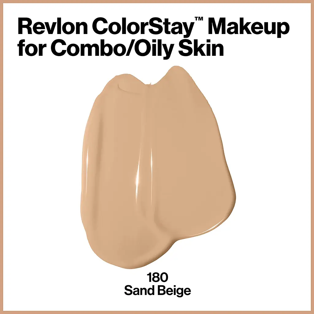 Тональный крем Revlon Colorstay Makeup Combination and Oily Skin оттенок 180 (Sand Biege) 30 мл (423023) - фото 2