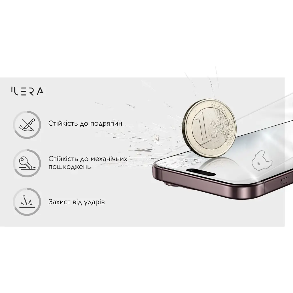 Захисне скло iLera Infinity Glass 2.0 для Apple iPhone Air (ILin17Air) [144451] - фото 5