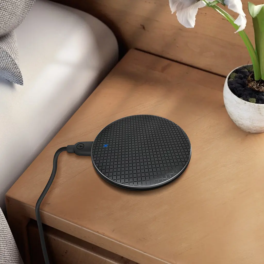 Бездротове зарядне — настільне XO WX020 wireless fast charger чорне - фото 9