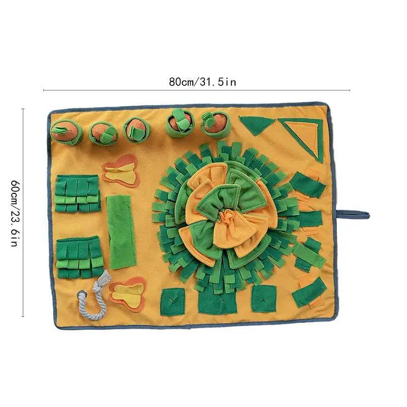 Килимок для нюхання для собак Derby Pet Shuffle Mat orange - фото 8