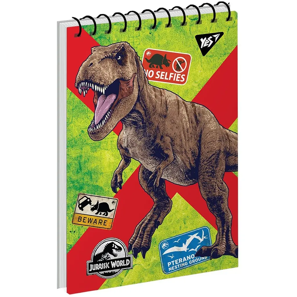 Тетрадь для записей Yes Jurassic World Dino Tracker А6 спираль 80 листов 1 шт. в ассортименте (151901) - фото 2