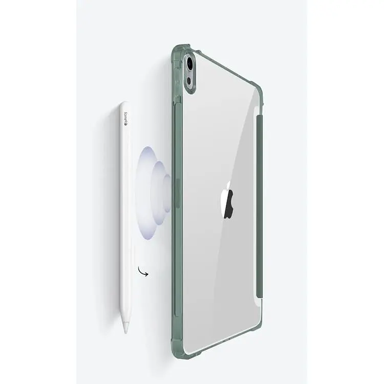 Чохол-книжка BeCover Soft Edge з кріпленням Apple Pencil для Apple iPad Air 4 10.9 2020/2021 Dark Green (706818) - фото 4