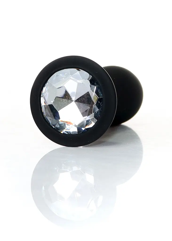 Анальна пробка силіконова Jewellery Plug Clear - L Boss Series 64-00154 100352 - фото 2