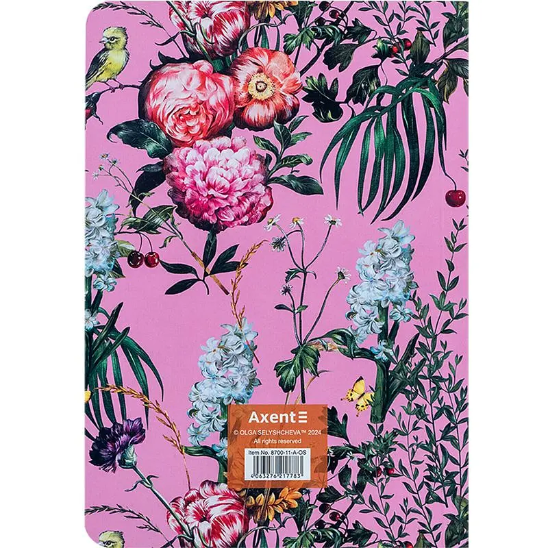 Книга записна A5 Axent OS Summer Time 80 аркушів клітка (8700-11-A-OS) - фото 3