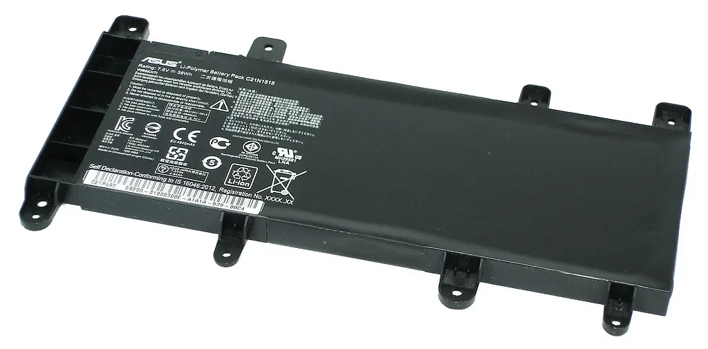 Акумулятор для ноутбука Asus C21N1515 X756 7.6V Black 4840 mAh - фото 2