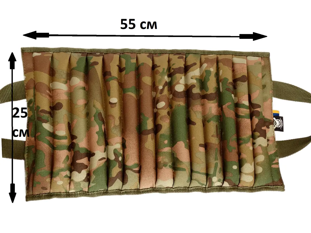 Килимок для сошок стрілецький GEN 3 55×25 см | Великий мат із піском для стабільності зброї - фото 2