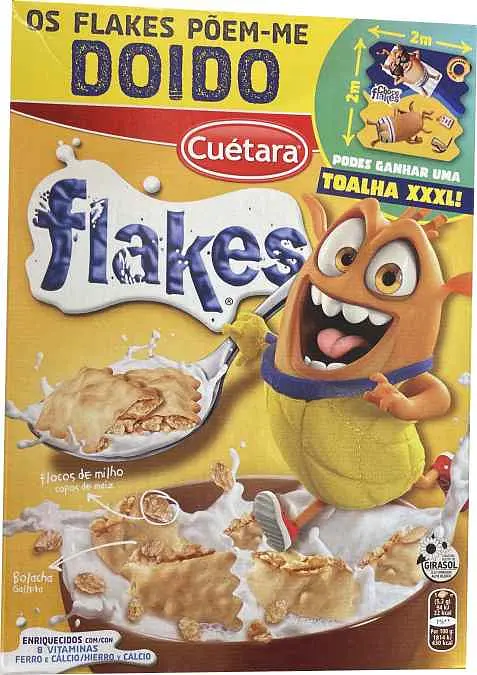Печиво-сухий сніданок Cuetara Flakes Cookie Crunch 500 г (8434165444874)