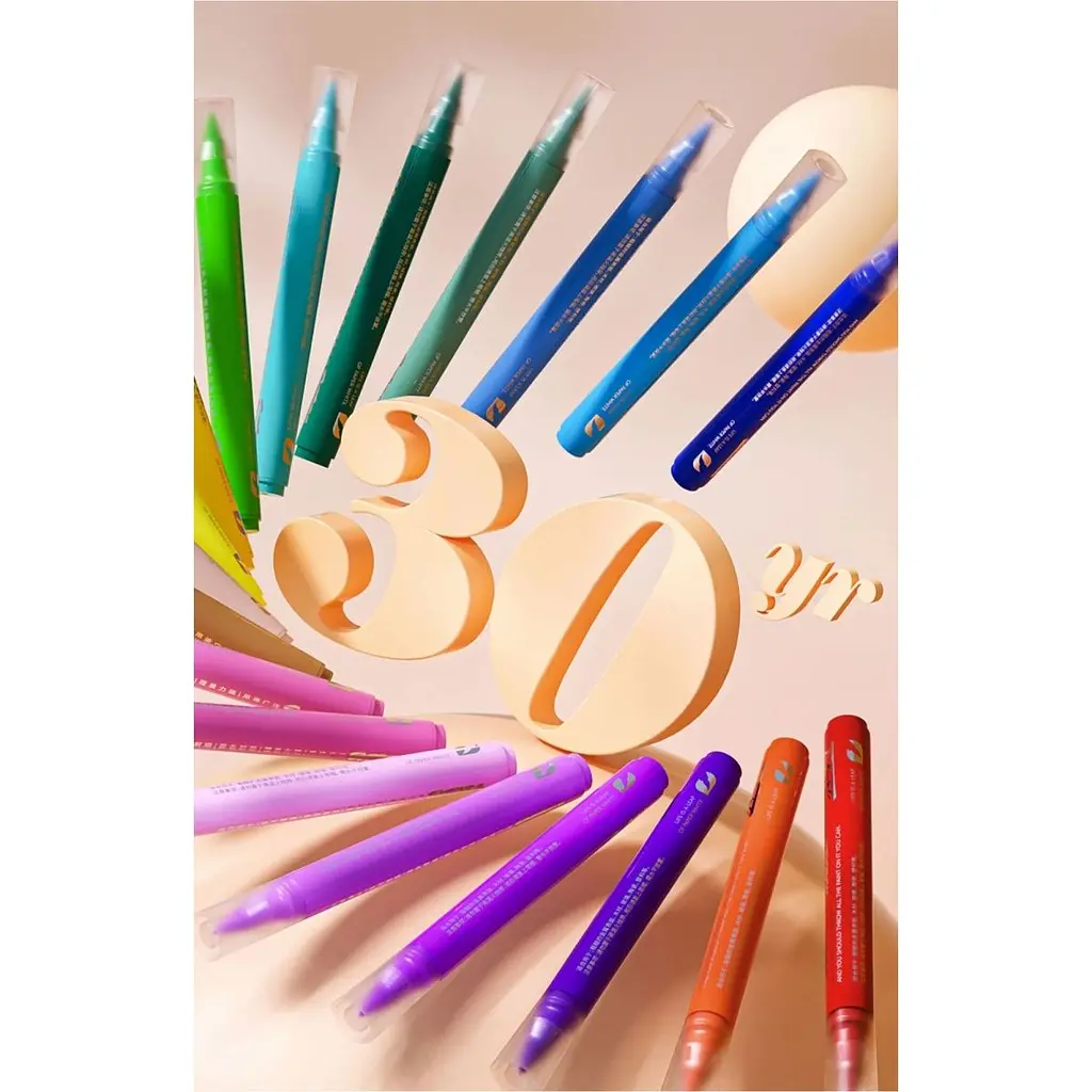 Фломастери Guangbo Storage Acrylic Marker H02276 24 Colors [118603] - фото 3