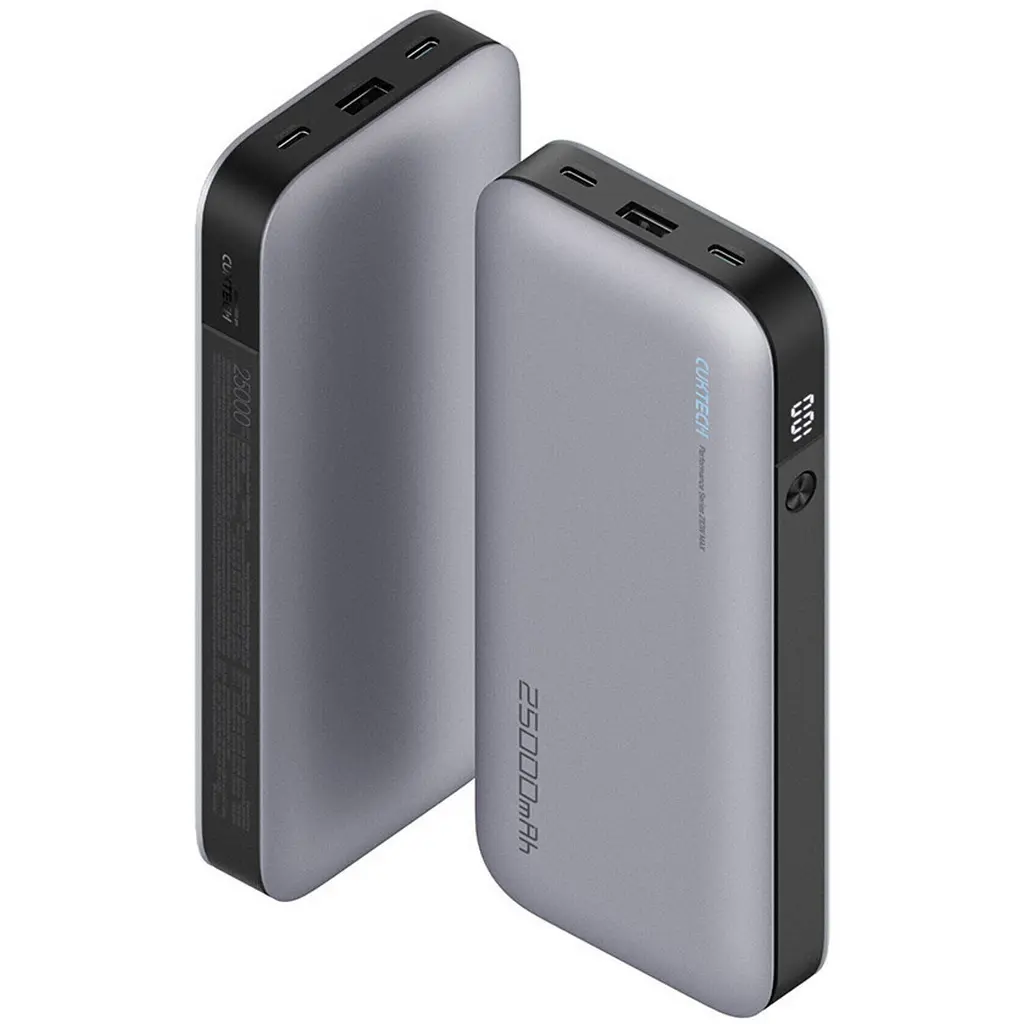 Аккумулятор портативный CUKTECH PB250 25000mAh 210W серый - фото 2