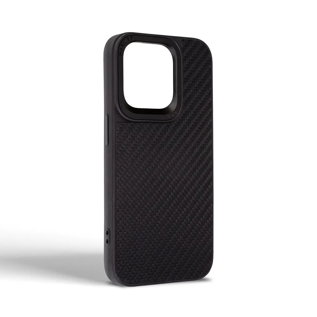 Чохол до мобільного телефона Harder Carbon Pattern Apple iPhone 14 Pro Black (ARM76779) - фото 2