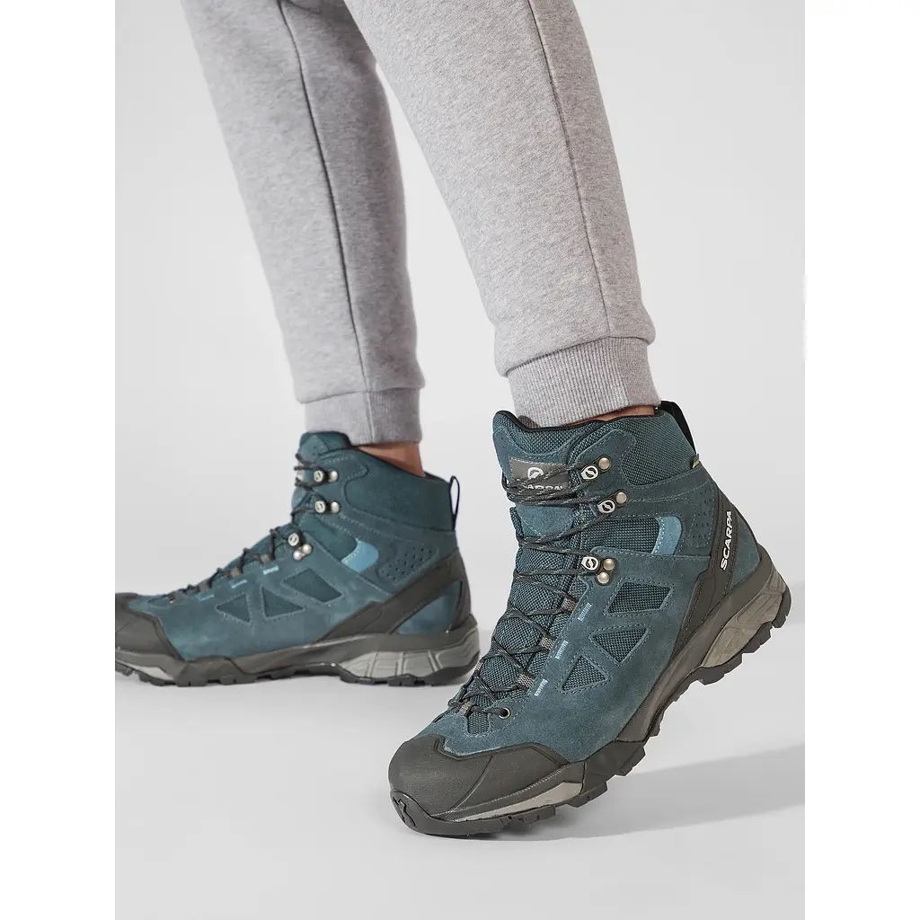 Ботинки Scarpa ZG Lite GTX 42,5 Серый-Синий - фото 5